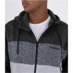 Толстовка Hurley Saddleback full zip, серый - фото 4