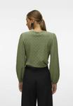 Блуза VMFLOWER Vero Moda, зеленый - фото 3