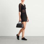 Сетчатый топ с рукавами 3/4 Fruity Booty, черный - фото 4