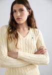 Джемпер Polo Ralph Lauren KIMBERLY LONG SLEEVE PULLOVER, Cream/Off-White - фото 5