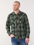 Клетчатая горная рубашка Topo Designs, Olive Multi Plaid - фото 2