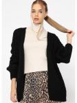 Кардиган SASSYCLASSY Oversize Strick-Cardigan, черный - фото