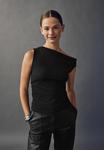Топ Next AYSMMETRIC SHOULDER SLEEVLESS , Black - фото 3