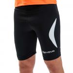 Леггинсы Givova Running Short, черный - фото 2