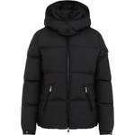 Пуховик женский черный Moncler - фото