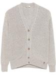 Кардиган, украшенный пайетками Herno, нейтральный - фото