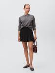Юбка MANGO TEEN Tablasbl, черный - фото 6