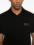 Хлопковое поло Moncler, черный - фото 5