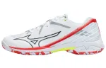 Mizuno Wave Claw 3 Wide 'White Radiant Red' - фото 3