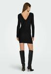 Платье ONLY Jersey dress, Black /Mottled Black - фото 3