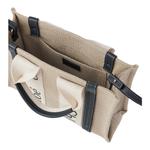 Chloé Сумка-шоппер Хлои Вуди Льняная - фото 5