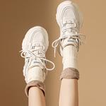 Кроссовки AGSDON Chunky Sneakers Women's Low-top, бежевый - фото 17