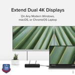 Plugable USB-C & USB-A to Dual HDMI/DisplayPort USBC-6950UE - фото 2