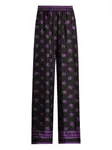 Шелковые брюки DOLCE & GABBANA, черный - фото