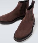 Челси-ботинки Jason из замши George Cleverley, Coffee 292 - фото 3