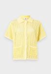 Блуза Obey Clothing Button-down blouse, Yellow Pear/Yellow - фото 5