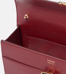 Симметрия 26 кожаная сумка через плечо Savette, Wine - фото 3