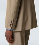 Пиджак из шерстяного габардина Auralee, Khaki Chambray - фото 6