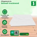 Одеяло Schlaftroll белый, 140/200 см - фото 6