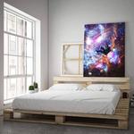 Картина на холсте Hustling Sharks DER FREIE FALL, синий - фото 2