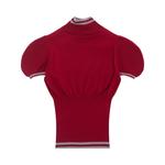 Топ Kiko Kostadinov Simone Knit Top 'Cherry Red' - фото 2