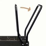 Деревянная тележка с толкателем Micki Premium, черная - фото 5