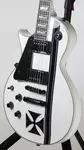 ESP LTD Iron Cross Джеймс Хетфилд Леворукая гитара Snow White - фото 6