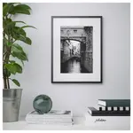 Черная рамка, черная, 30х40 см, LOMVIKEN IKEA - фото 2