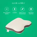 Подушка против храпа Nordic Schiller Pro Visco the BRITISH HOME Bedding - фото 11