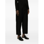 Yohji Yamamoto укороченные брюки M-Front 1 Tuck, черный - фото 3