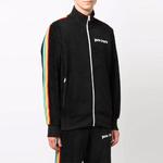Куртка fw21 rainbow chenille track jacket 'black' Palm Angels, черный - фото 3
