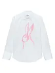 Рубашка с принтом "кролики" MSGM, белый - фото