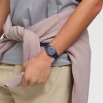 SWATCH Часы Unisex Blue Watch SO28I700, Blue Dial - фото 5