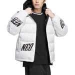 Пуховик унисекс белый Adidas Neo - фото 2