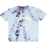 Футболка Stussy Storm Stock LNK Tie-Dye 'Blue', синий - фото