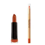 Помада для губ Colour elixir lipliner matte lote Max Factor, цвет 045-Caramel, 2 шт. - фото 2