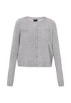 Кардиган DreiMaster Cardigan, Light Grey Melange/Light Grey - фото 5