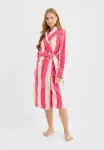 Полосатый халат Chelsea Peers, Pink - фото