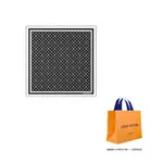 LOUIS VUITTON Шёлковый шарф Mulberry чёрный, Black - фото