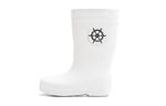 Резиновые сапоги унисекс белый Jifffly - фото