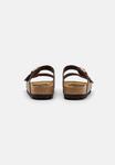 Шлепанцы унисекс Birkenstock из экокожи, бежевый - фото 5