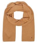 Шарф женский Tommy Hilfiger вязаный однотонный, бежевый - фото