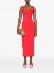 Платье макси со сборками Rowen Rose, красный - фото 2