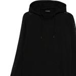 Худи с вышитым логотипом EMPORIO ARMANI, черный - фото 4