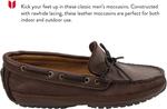 Мокасины Minnetonka Men's Moosehide Weekend - фото 2