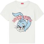 Футболка Print KENZO, белый - фото