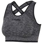 Спортивный топ Hummel Una Seamless, серый - фото 3