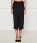 Юбка Patrizia Pepe с боковой молнией, черный - фото