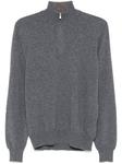 Barba свитер Lupo Zip, серый - фото