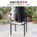 Комплект садовой мебели Green Water: 6 стульев Bordeaux, стол резной 140 см, бордовый - фото 5